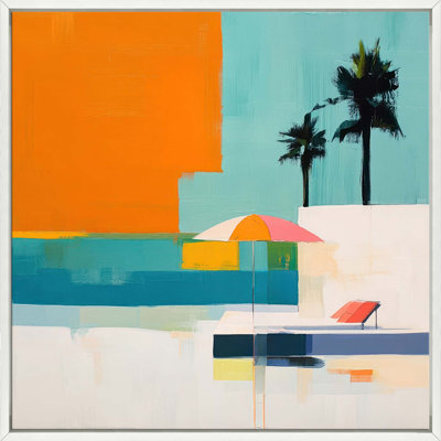 Poolside Reverie 11 - Framed