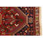 Tapis oriental tribal rouge noué à la main 3 pi x 5 pi