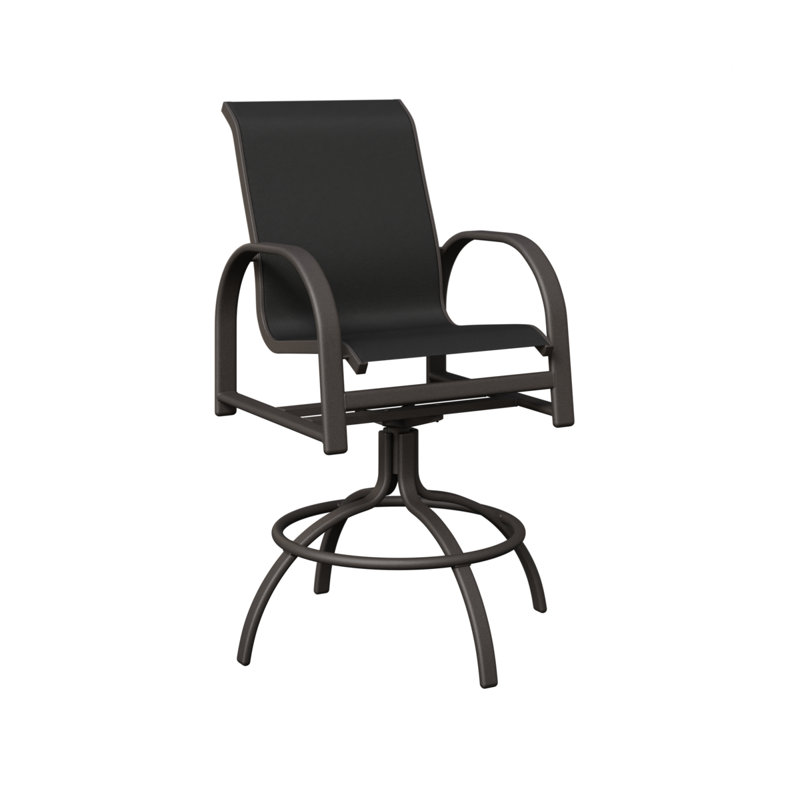 Chaise berçante pivotante Berlin Gardens Murphy Slings, Graphite moucheté, Noir