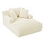 Chaise longue surdimensionnée pour l'intérieur, canapé rembourré en velours côtelé moderne, canapé-lit confortable pour le salon, le bureau, aucun assemblage requis-129240518