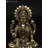 Superfine 4" Brass Lakshmi Ganesha Pair – Handmade Hindu Deity Sculptures for Prosperity & Blessings, Gold Finish, Ideal Gift & Home Decor Accent