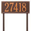 Double Line 1-Line Lawn Address Sign-1037936772-1037936783