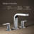 ParallelWidespread Bathroom Faucet, 3-Hole Two Lever Handle Bathroom Sink Faucet-51478292-123136706