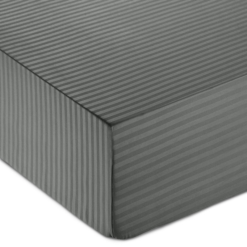 Gerde Super Soft Microfiber Extra Deep Fitted Sheet, Kingsize (152 x 200cm), Charcoal