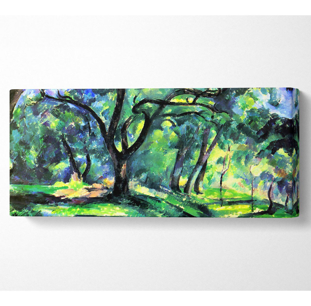 Cezanne In The Woods - Druck