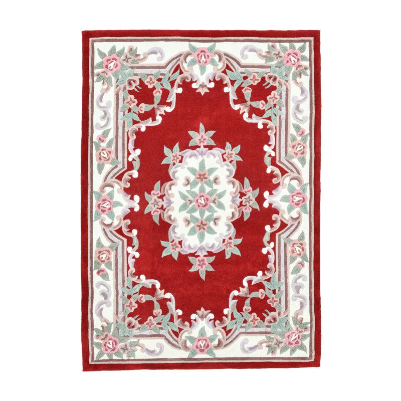 Costilla Hand Tufted Red Rug, Rectangular 120 x 180cm