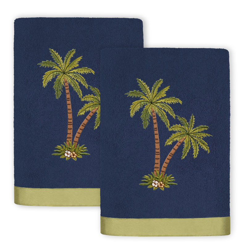  Turkish Cotton Hand Towel, Marine