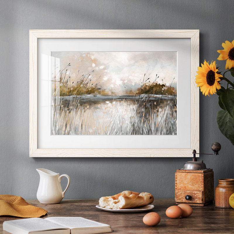 Vue sur le lac Honeybloom, Blanc, H 28 po x l 42 po
