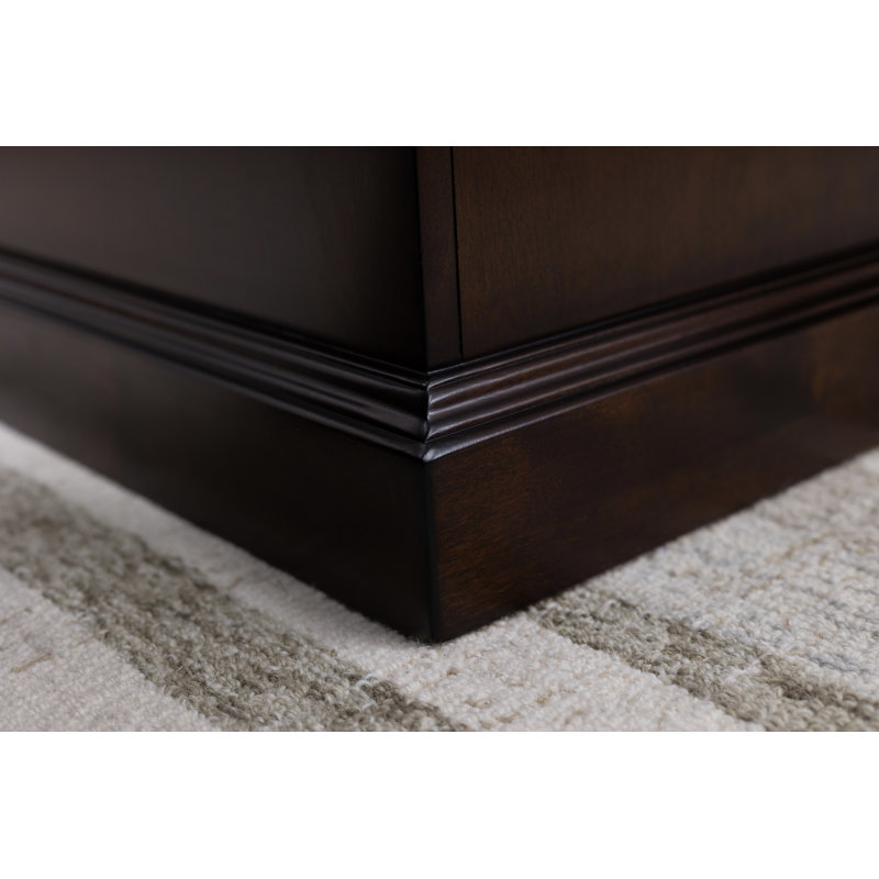 Espresso Motorized TV Lift Cabinet for 50-Inch Screens