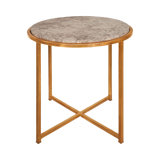 LA Cross Legs End Table
