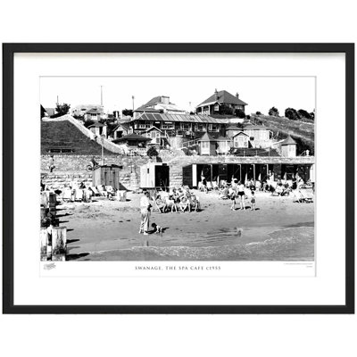 Swanage, The Spa Cafe C1955 by Francis Frith - Single Picture Frame Print