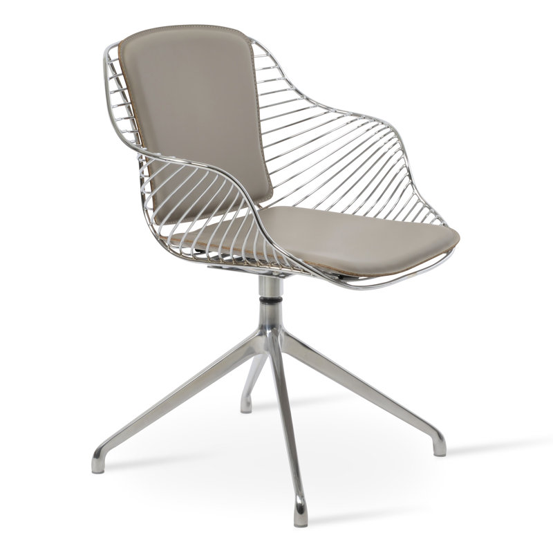 Fauteuil Zebra Spider, Aluminium, Similicuir os