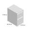 Light 41.3cm Wide 2 -Drawer File Cabinet-26730122