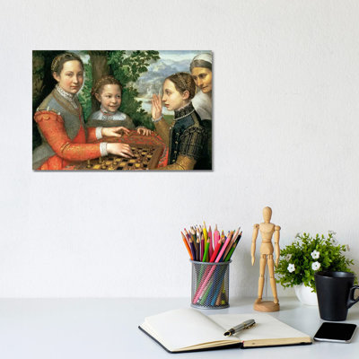 Game Of Chess, 1555 by Sofonisba Anguissola - Wrapped Canvas Painting