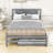 Daryna Full Size Wood Platform Bed with Trundle-1577793361
