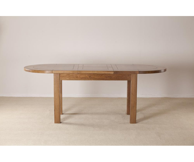 Oak Oval Solid Wood Dining Table