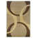 Abstract Beige/Brown Area Rug