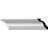 3"H x 2"P x 3 5/8"F x 94 1/2"L Traditional Smooth Crown Moulding