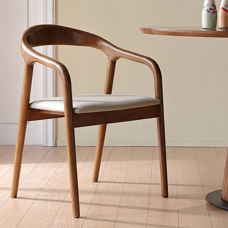 Retro Simple Casual Ash Wood Dining Chairs