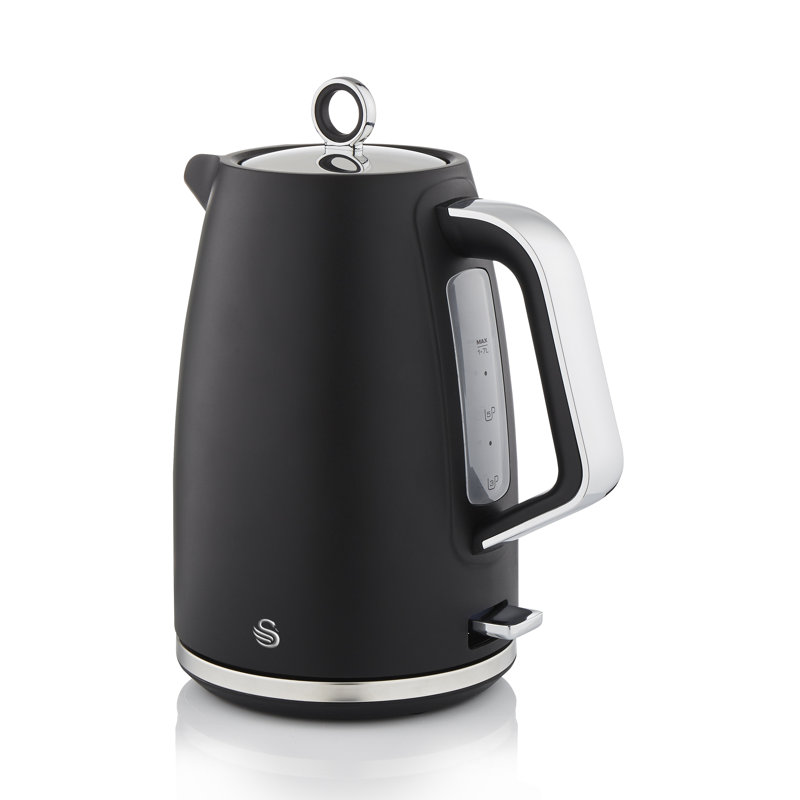 Swan Serenity 1.7 Litre Kettle with Quick Boiling, 360-Degree Base, Boil Dry Protection, Water Level Indicator, Non-Slip Feet, 3000W