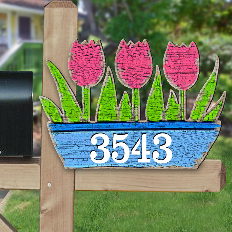 Support à tulipes mural
