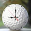 10" Round Wooden Wall Clock, Silent Quartz Movement, UV-Printed Design, Battery Operated-1341251384