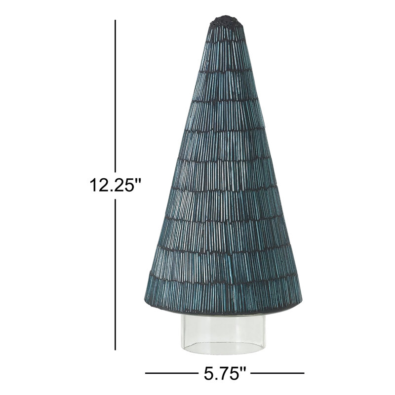 Arbre, H 12,25 po x l 5,75 po x P 5,75 po