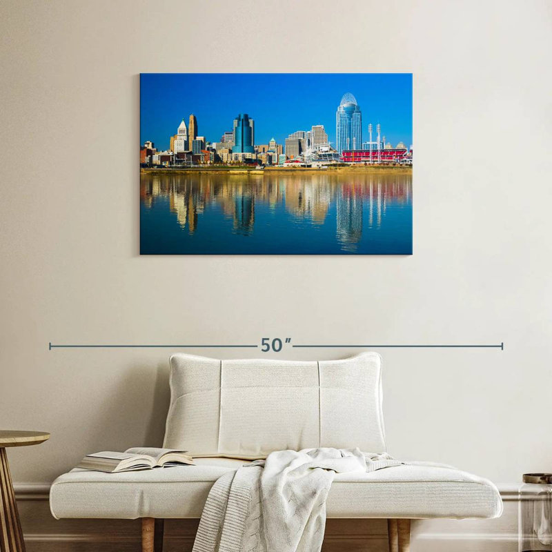 Rorry Cincinnati Riverfront, 24" H x 36" W