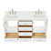 Grevera 67'' Double Bathroom Vanity with White Quartz Top