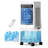 Upgraded 1800CFM Upgraded Evaporative Air Cooler with 6.6 Gal Tank & 4 Ice Packs, Portable Swamp Cooler