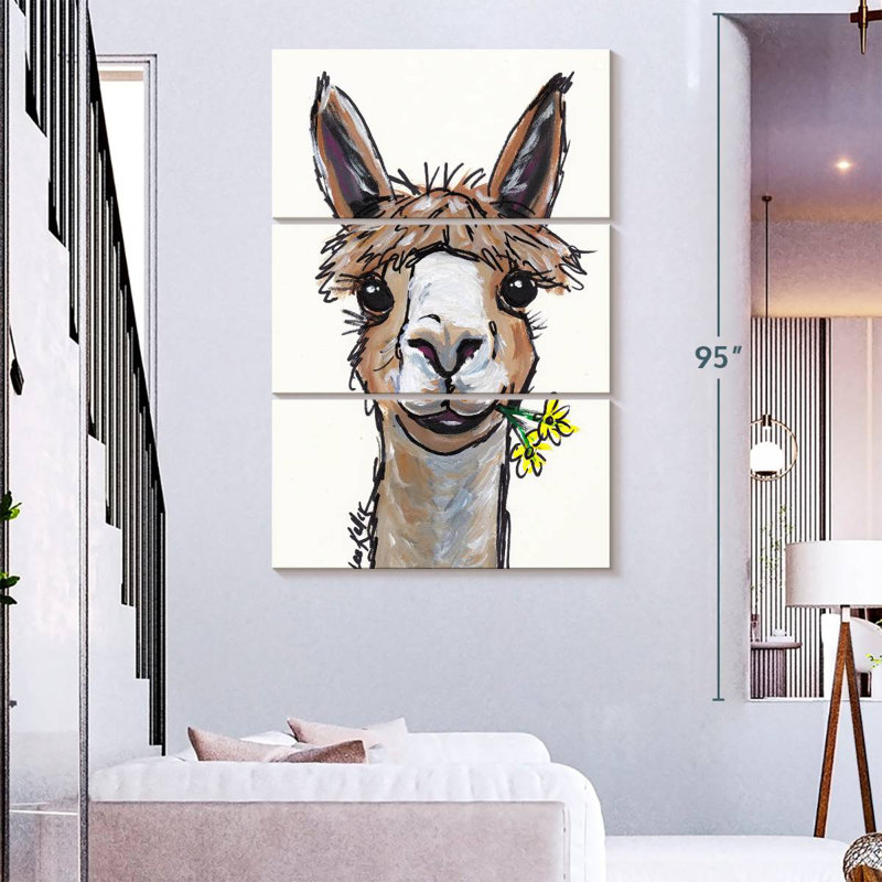 Brampt Alpaca Lycoming, 74" H x 48" W