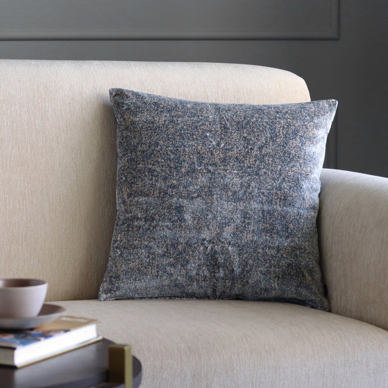 Housse de coussin Solaris (paquet de 1), Bleu métallique