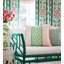 Chinois Chic Royal Peony Linen Print Fabric-46475771