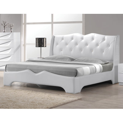 Kogan Upholstered Leather Platform Bed 