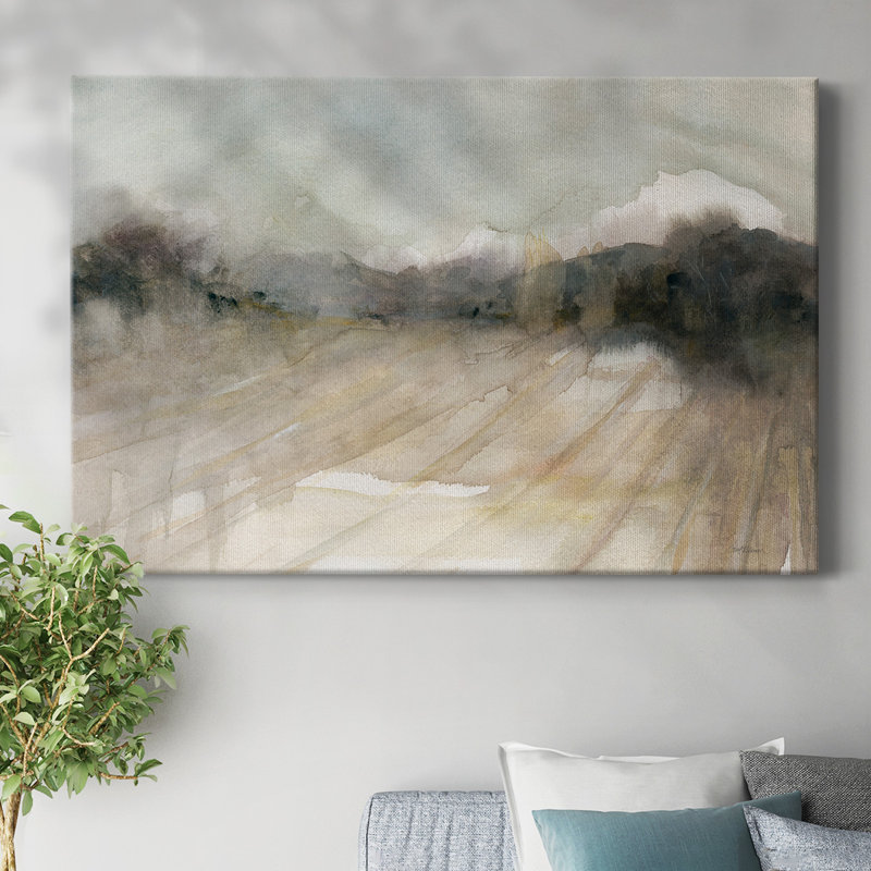 Abstrait Fields-Gallery, toile tendue, H 12 po x l 18 po