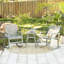 Chaise berçante d'extérieur en bois massif Harbison-1835770833