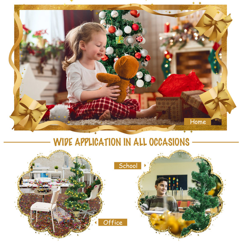 3.94' H Lighted Artificial Christmas Tree