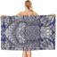 Serviette de bain en microfibre, absorbant ultra doux, serviette de plage, 32 x 63 po