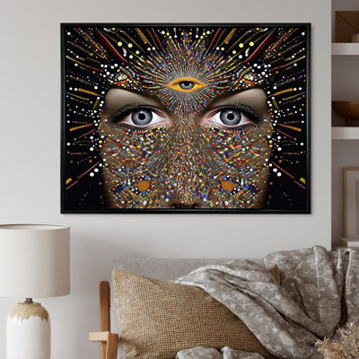 Sacred Vision Three Eye Vision, reproduction d'art sur toile