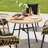 Hufsah Round Outdoor Dining Table , 36.6'' in. W 36.6'' in. D