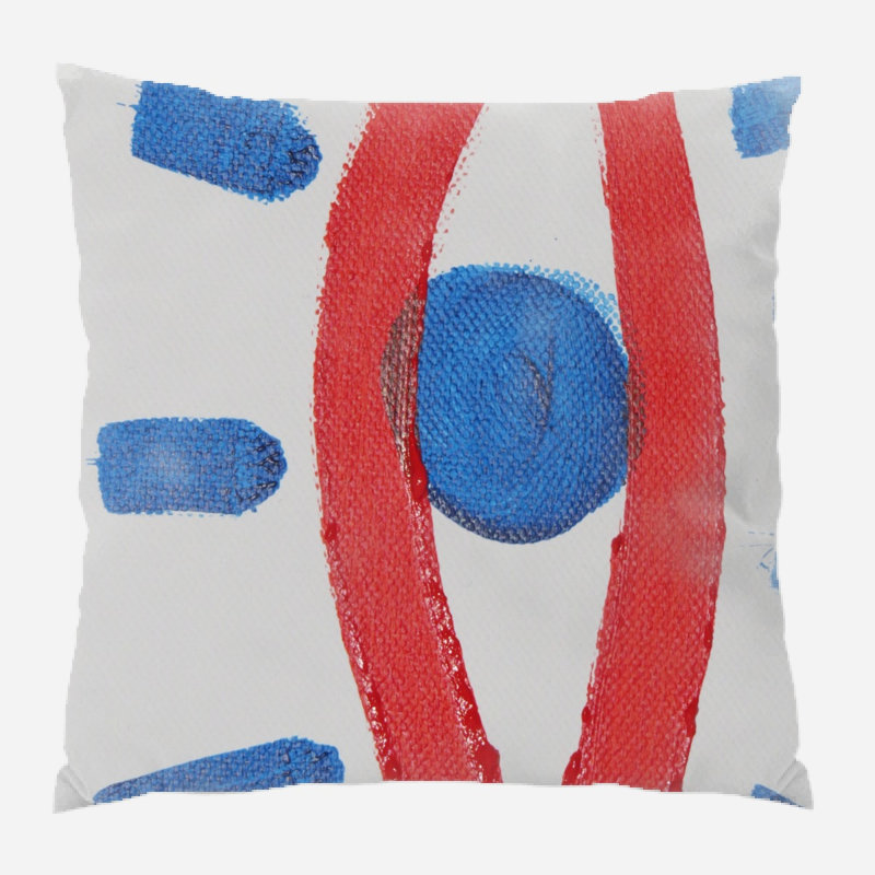Coussin décoratif Zelie, Microsuède, Intérieur