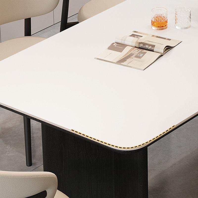 Simple and retro dining table, 29.52"H x 78.74"L x 35.43"W