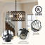 Lustre cylindrique moderne 13 "à 2 lumières à intensité variable avec hauteur réglable-627961805