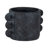 Pottery and Cement Planter with Unique Multi-Loop Handle Design Stylish Contemporary Accent-946573017-946573015