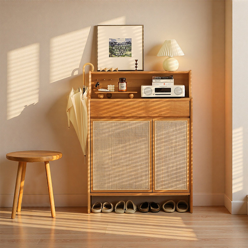 Petit meuble à chaussures minimaliste de style américain