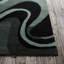Tapis moderne et contemporain en laine noir touffeté à la main Amandah-20577839