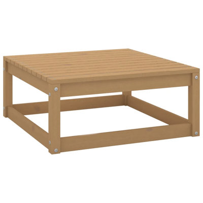 Faustena Garden Lounge Set Solid Pinewood