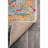 Hiroko Abstract Power Loom Performance Ivory/Blue/Pink/Yellow Rug-1447241128