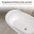 71'' Acrylic Freestanding Bathtub Freestanding Soaking Tub