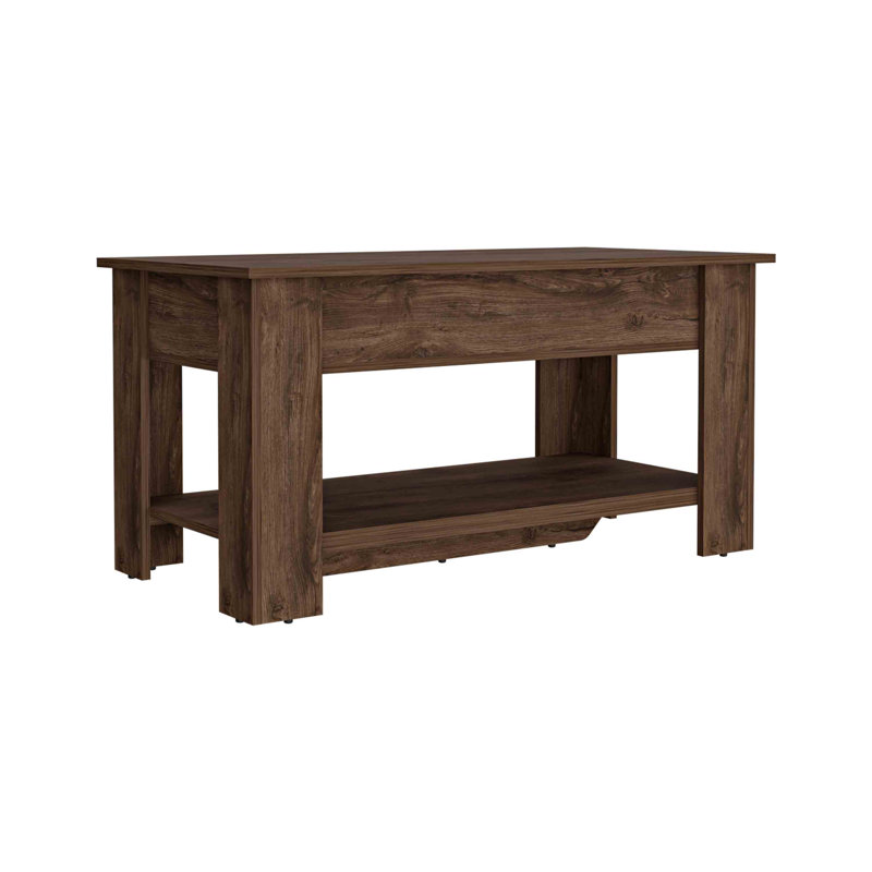 Storage Table, Four Legs, Lower Shelf